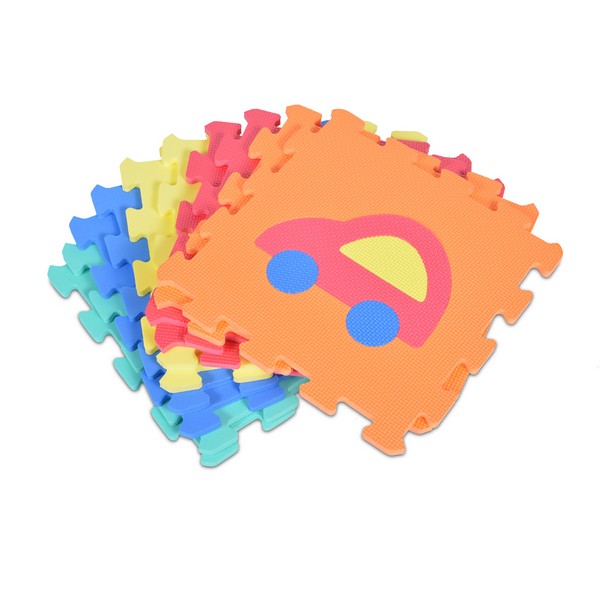 Продукт Moni Toys - Мек пъзел-килим превозни средства 10 ел.  - 0 - BG Hlapeta